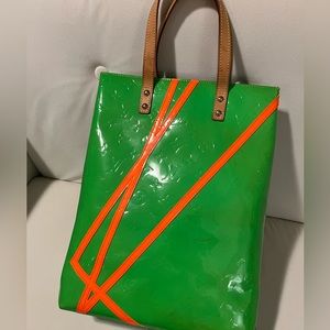 RARE Unicorn!!Louis Vuitton Artist Collab Tote Bag Vintage y2k HTF Reade MM